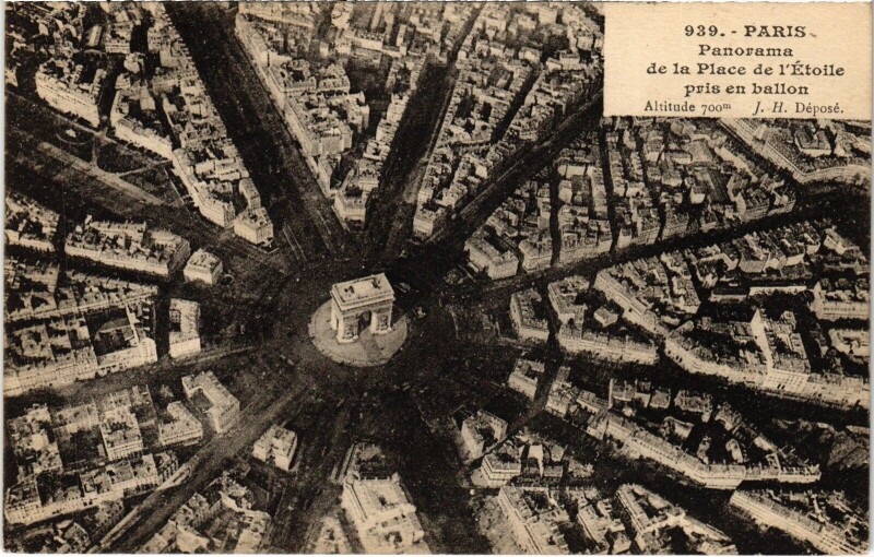 Carte postale ancienne Paris Panorama