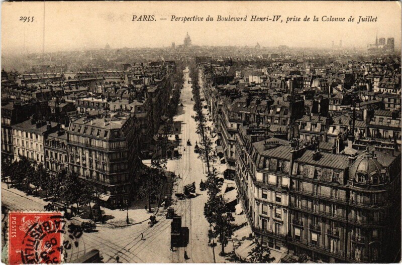 Carte postale ancienne Paris Panorama