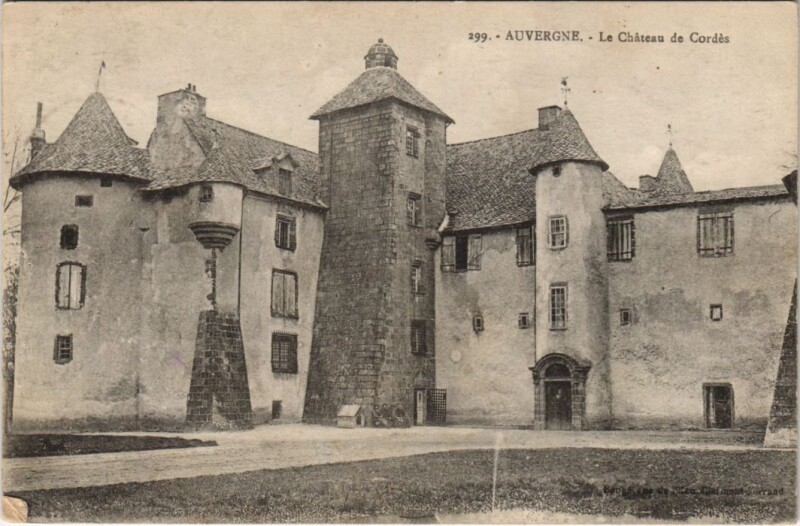 Carte postale ancienne Le Chateau de Cordes