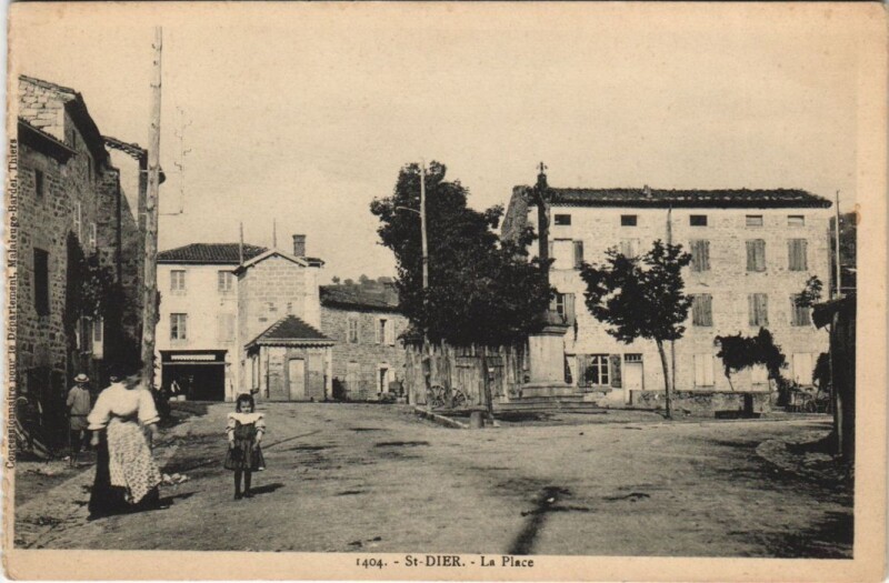 Carte postale ancienne Saint-Diery La Place