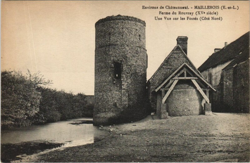 Carte postale ancienne Maillebois Ferme du Rouvray France à Maillebois