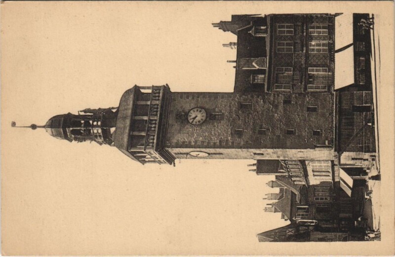 Carte postale ancienne Moulins Le Beffroi France à Moulins