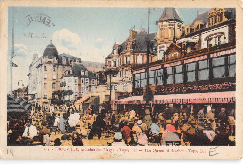 Carte postale ancienne Trouville Le Topsy Bar