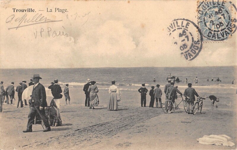 Carte postale ancienne Trouville La Plage