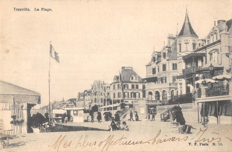 Carte postale ancienne Trouville La Plage