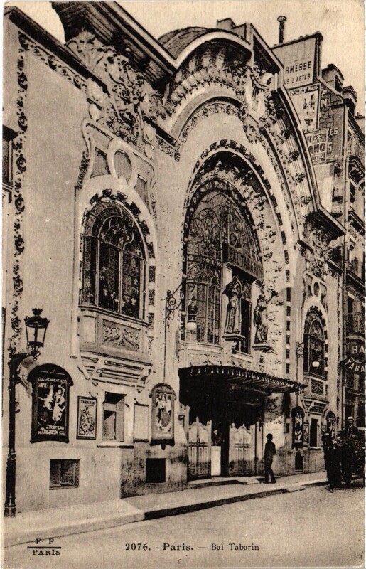 Carte postale ancienne Bal Tabarin à Paris 9e