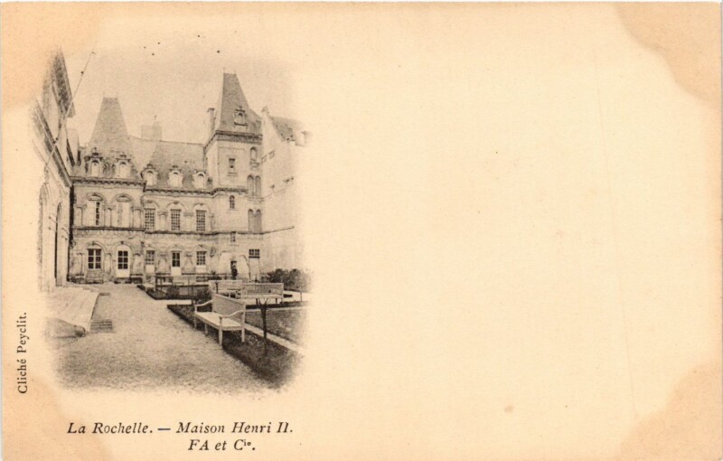 Carte postale ancienne La Rochelle - Maison Henri Ii - Fa et Ce à La Rochelle