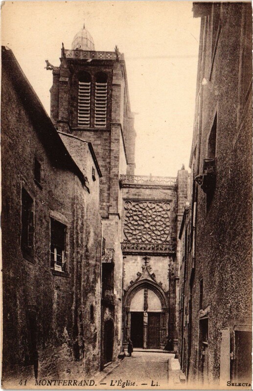 Carte postale ancienne Montferrand L'Eglise