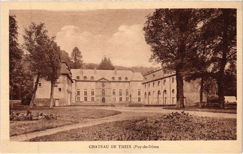 Carte postale ancienne Chateau de Theix