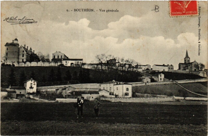 Carte postale ancienne Boutheon - Vue générale