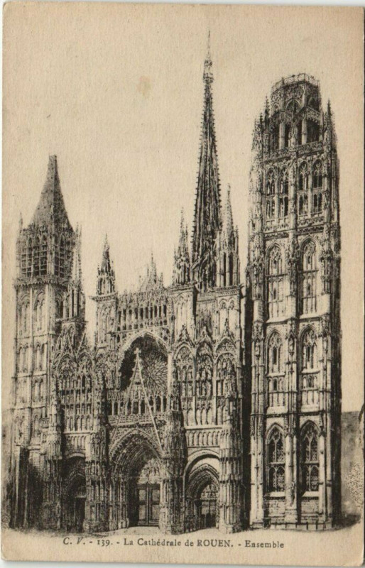 Carte postale ancienne Rouen - Ensemble à Rouen