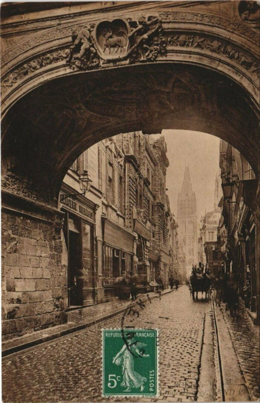 Carte postale ancienne Rouen - Vue générale à Rouen