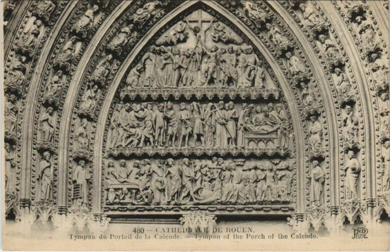 Carte postale ancienne Rouen - Cathedrale de à Rouen