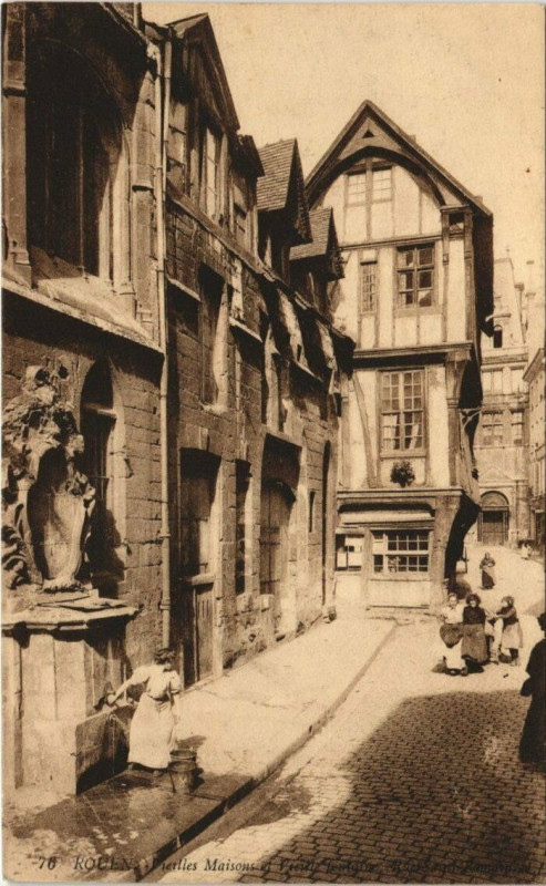 Carte postale ancienne Rouen - Maison el à Rouen