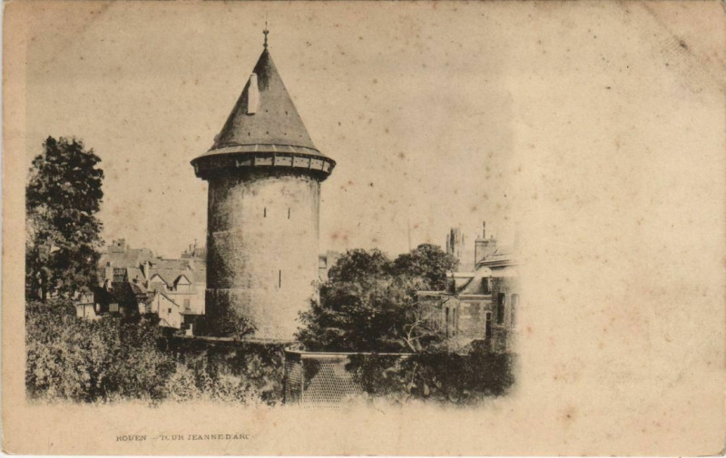 Carte postale ancienne Rouen - Tcur jeanne d'arc à Rouen