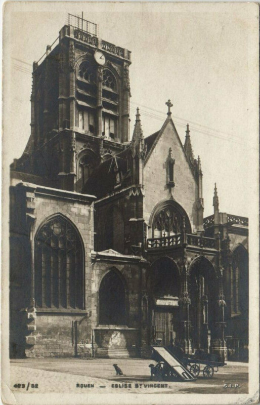 Carte postale ancienne Rouen - Eglise à Rouen