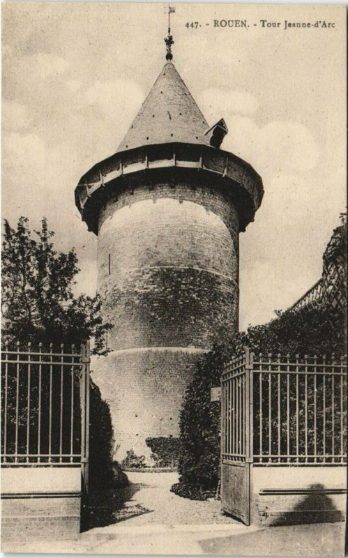 Carte postale ancienne Rouen - Tour jeanne d'arc à Rouen