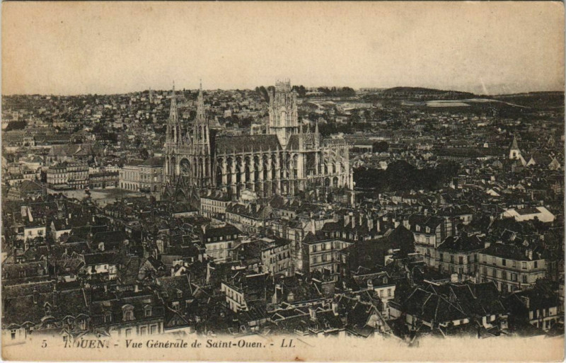 Carte postale ancienne Rouen - Vue générale à Rouen