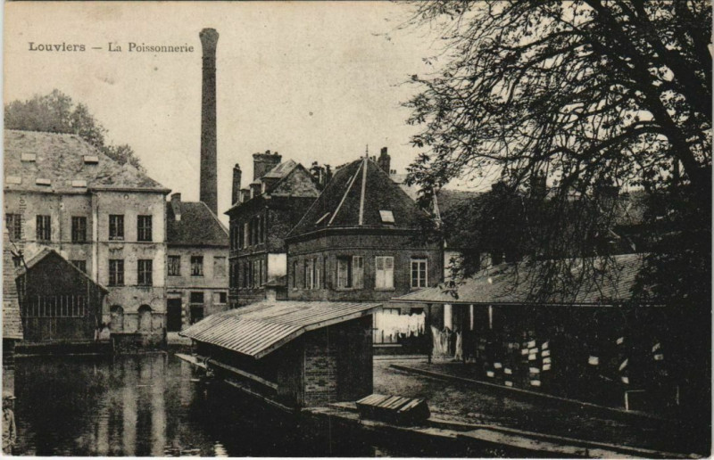 Carte postale ancienne Louviers La Pioissonnerie à Louviers