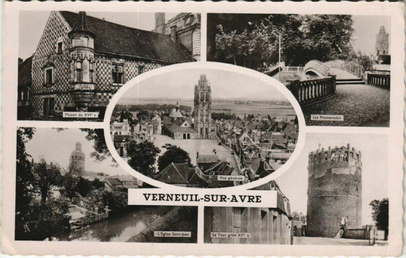 Carte postale ancienne Verneuil-sur-Avre Scenes