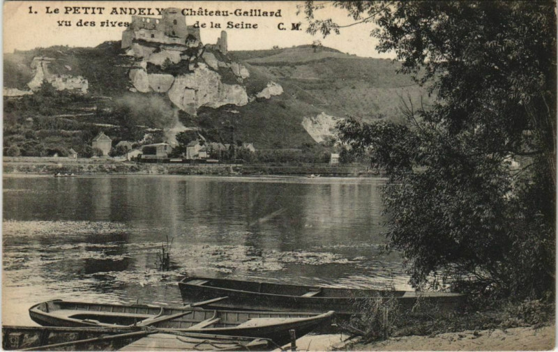 Carte postale ancienne Les Andelys Le Petit-Andely - Chateau Gaillard aux Andelys