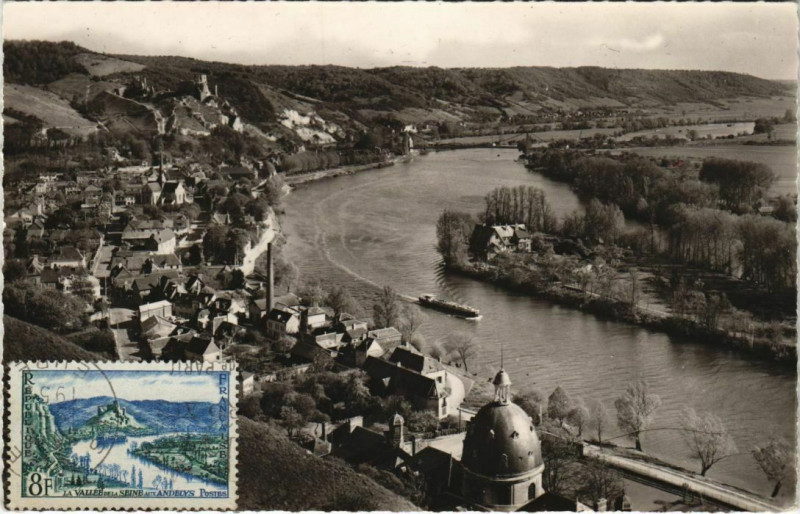 Carte postale ancienne Les Andelys Le Petit-Andely - La Vallee de la Seine aux Andelys