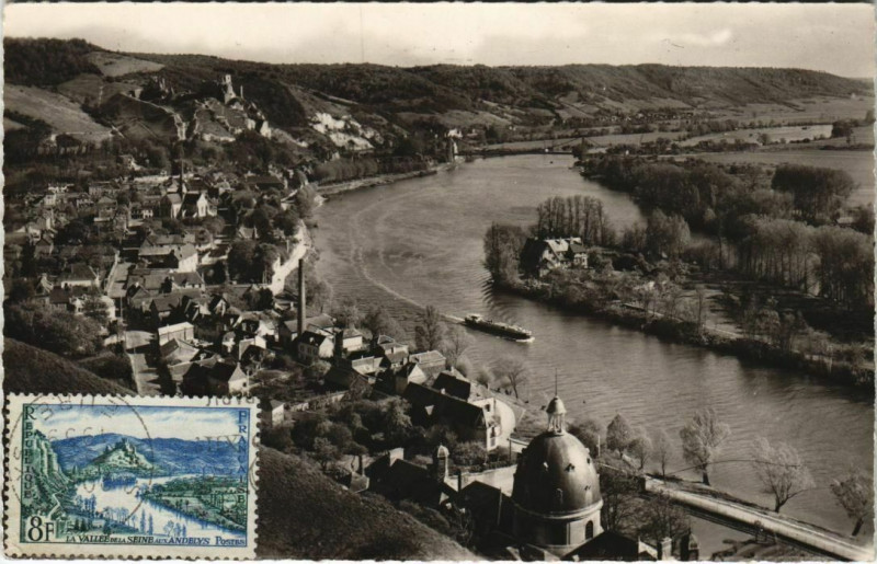 Carte postale ancienne Les Andelys Le Petit-Andely - La Vallee de la Seine aux Andelys