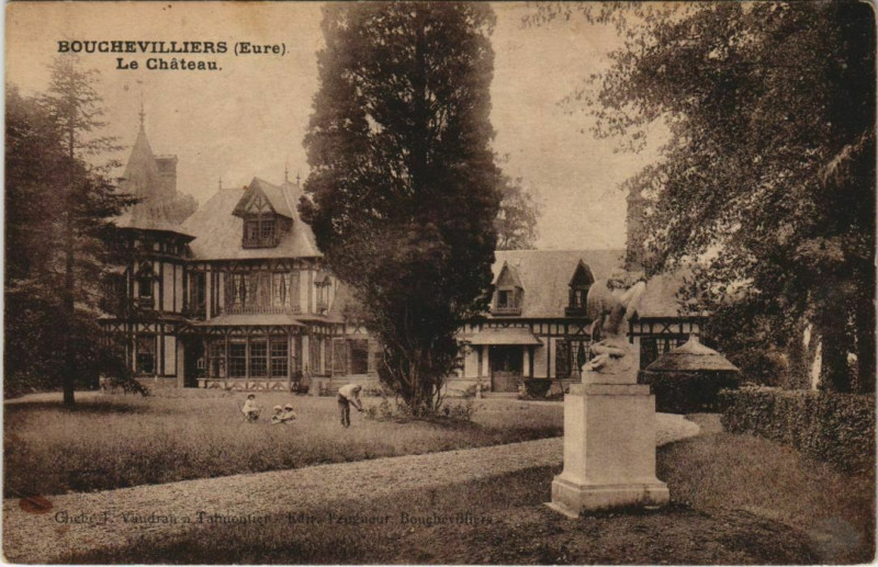 Carte postale ancienne Bouchevilliers Le Chateau à Bouchevilliers