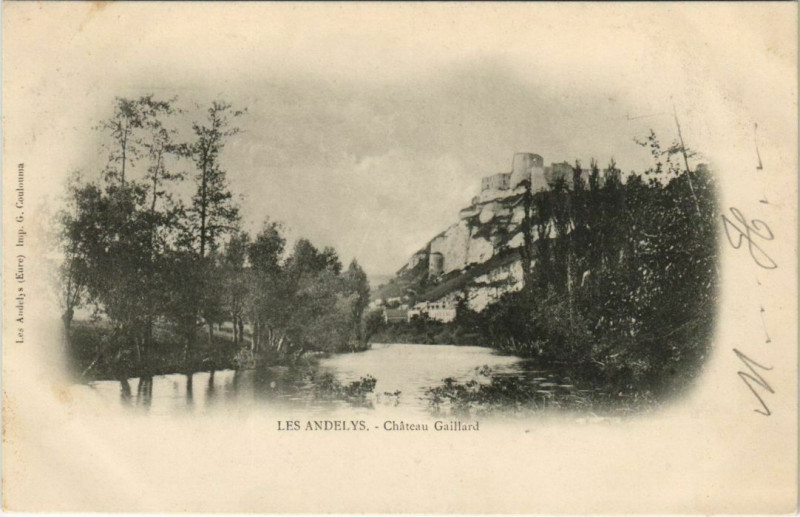 Carte postale ancienne Les Andelys Chateau Gaillard aux Andelys