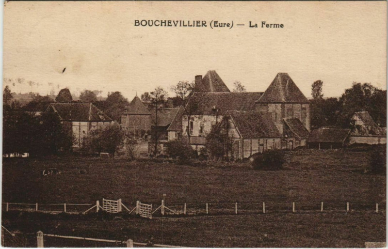 Carte postale ancienne Bouchevilliers La Ferme à Bouchevilliers
