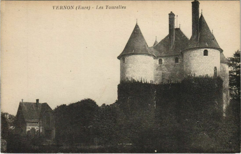 Carte postale ancienne Vernon Les Tourelles à Vernon