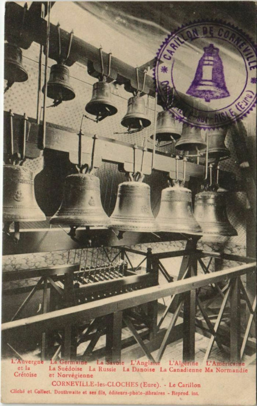 Carte postale ancienne Corneville-les-Cloches Le Carillon
