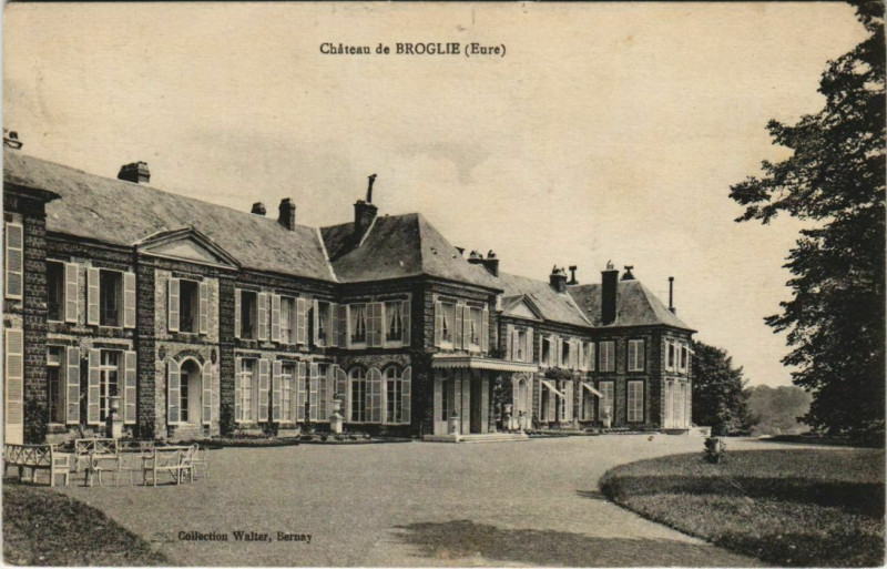 Carte postale ancienne Broglie Chateau de Broglie à Broglie