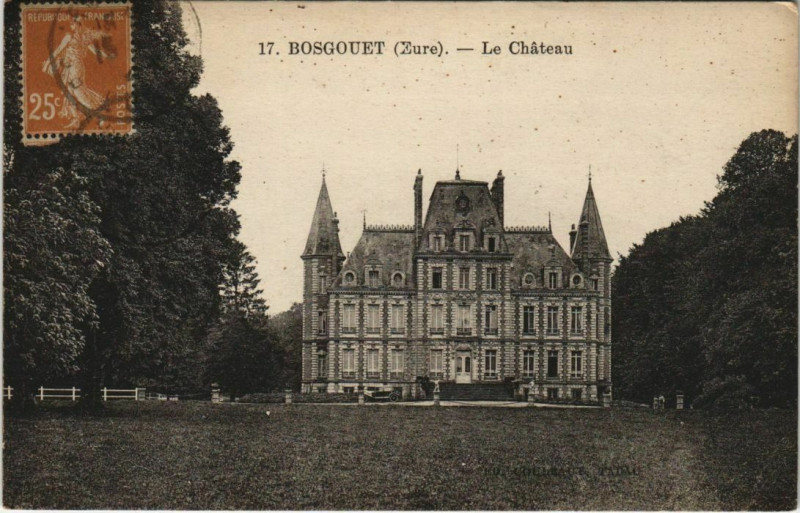 Carte postale ancienne Bosgouet Le Chateau à Bosgouet