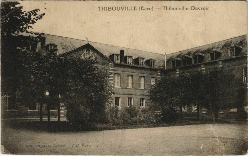 Carte postale ancienne Thibouville Thibouville Ouvroir à Thibouville