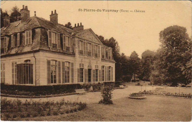 Carte postale ancienne Saint-Pierre-du-Vauvray Chateau à Saint-Pierre-du-Vauvray