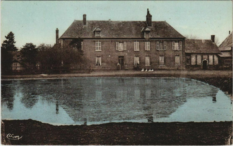 Carte postale ancienne Mainneville Les Cailletots - Maison d'Habitation à Mainneville