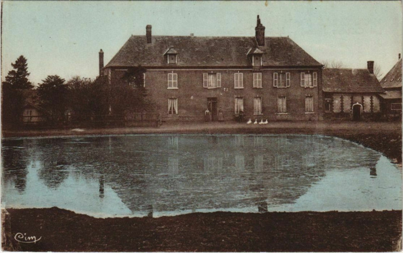 Carte postale ancienne Mainneville Les Cailletots - Maison d'Habitation à Mainneville
