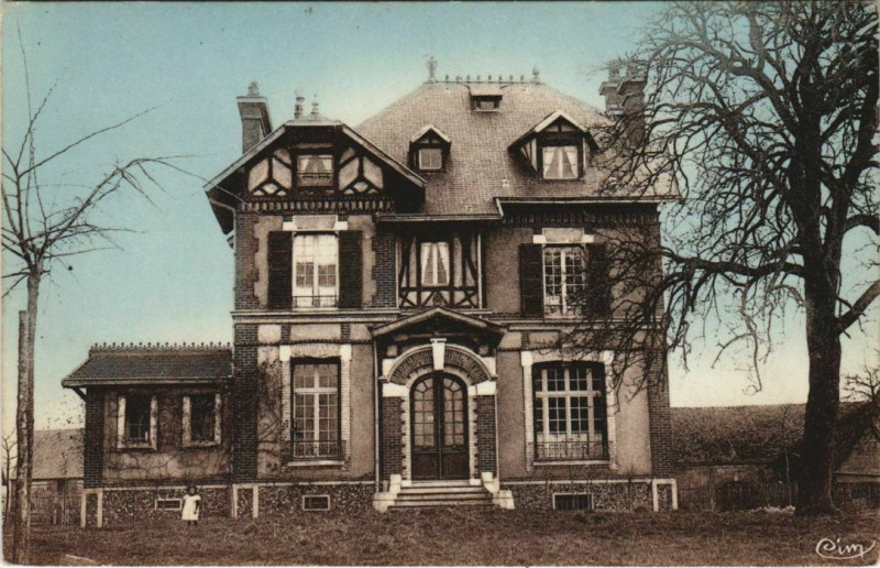 Carte postale ancienne Mainneville Les Bulletins - Chalet Normand à Mainneville