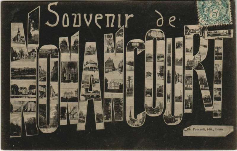 Carte postale ancienne Nonancourt Scenes à Nonancourt