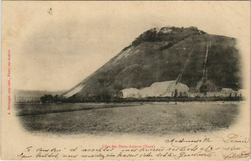 Carte postale ancienne Cote des Deux-Amants