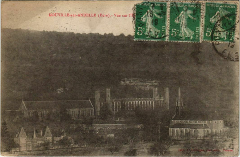 Carte postale ancienne Douville-sur-Andelle Vue - View à Douville-sur-Andelle