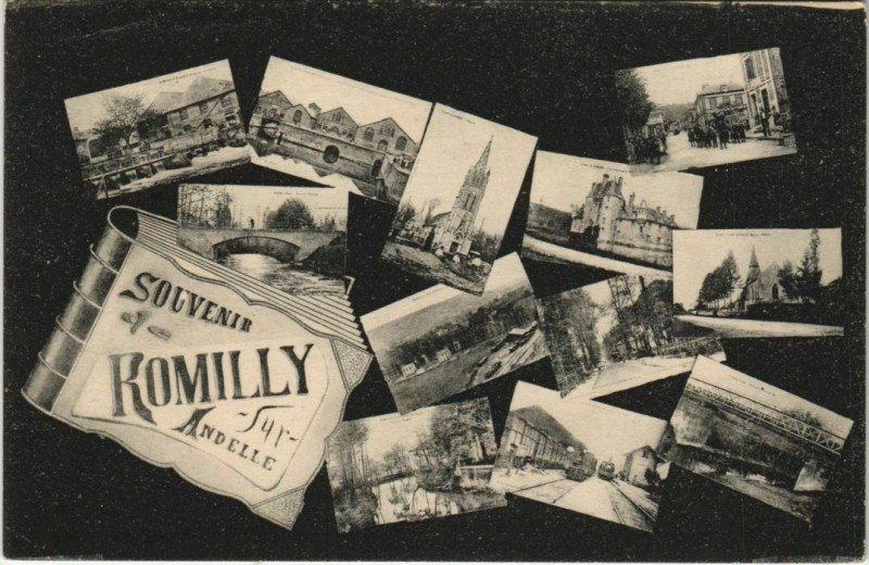 Carte postale ancienne Romilly-sur-Andelle Scenes à Romilly-sur-Andelle