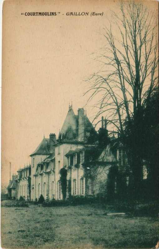 Carte postale ancienne Gaillon Le Val-d'Hazey - Courmoulins à Gaillon