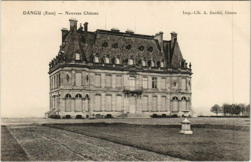 Carte postale ancienne Dangu Nouveau Chateau à Dangu