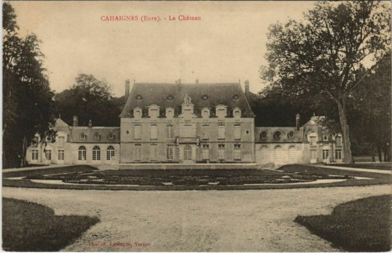 Carte postale ancienne Cahaignes Le Chateau
