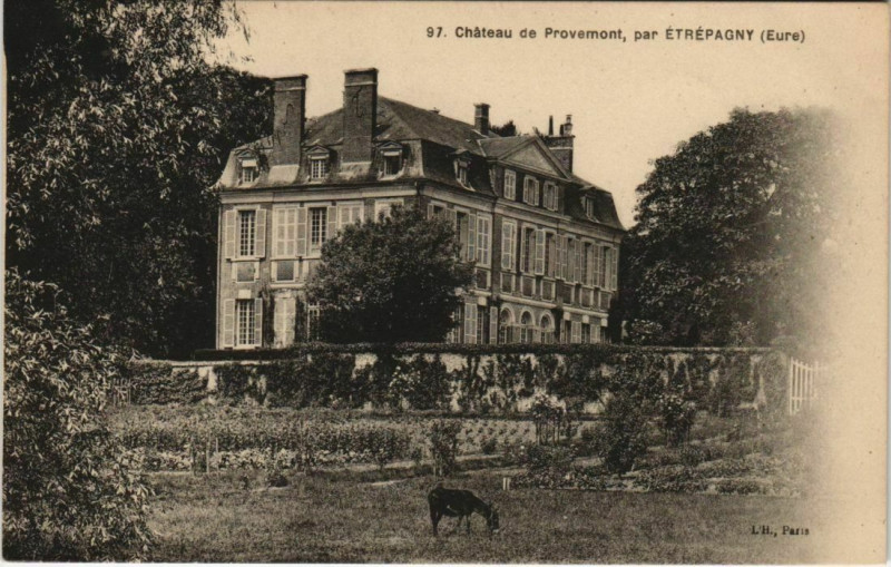 Carte postale ancienne Chauvincourt-Provemont Chateau de Provemont - par Etrepagny à Chauvincourt-Provemont