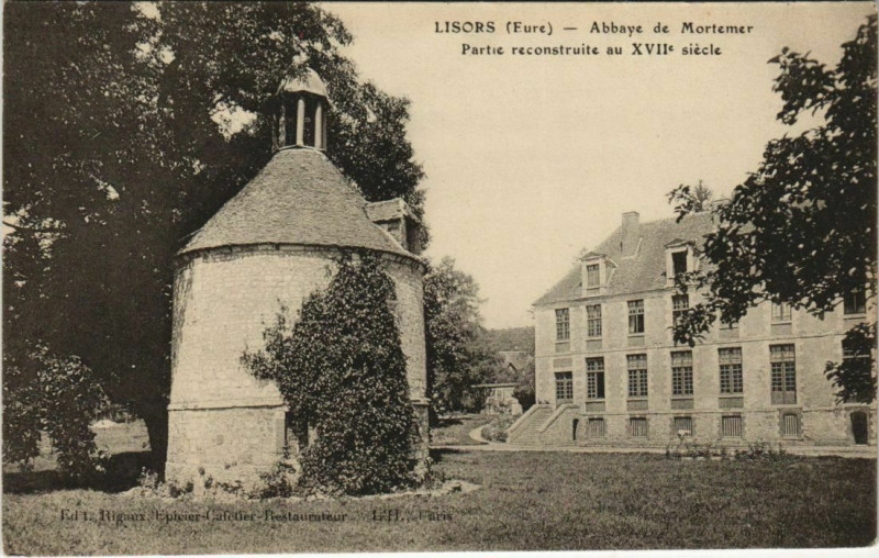 Carte postale ancienne Lisors Abbaye de Mortemer à Lisors
