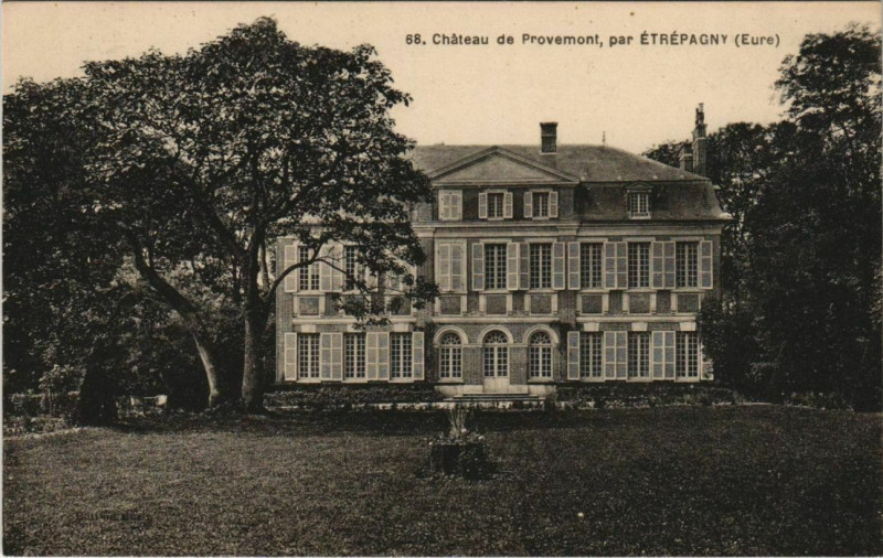 Carte postale ancienne Chauvincourt-Provemont Chateau de Provemont - par Etrepagny à Chauvincourt-Provemont