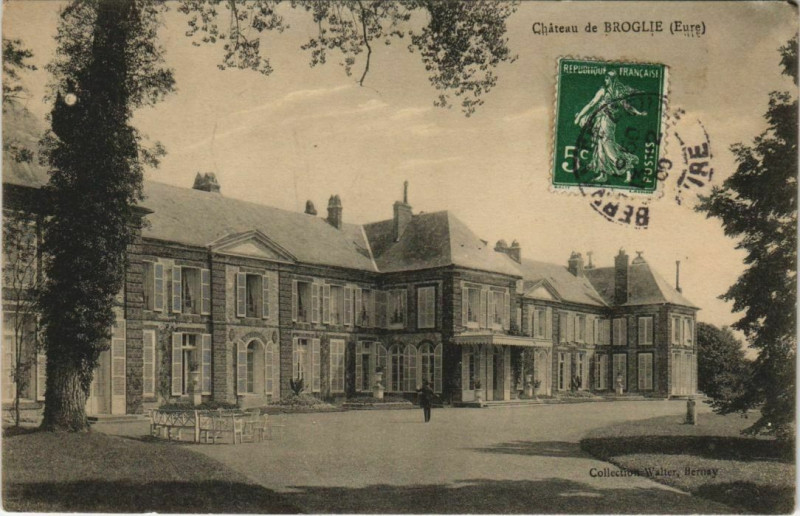 Carte postale ancienne Broglie Chateau de Broglie à Broglie